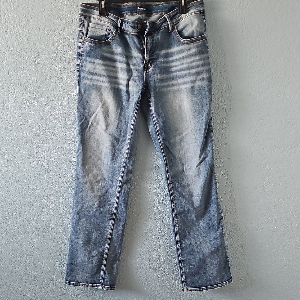Women's Classic Blue Straight Leg Jeans